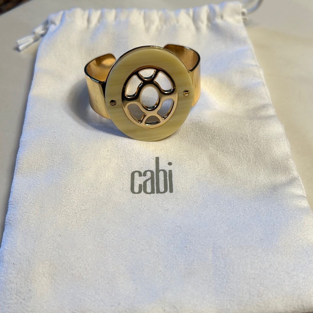 Cabi gold cuff bracelet